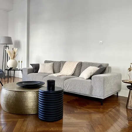 Luxe City Center: 3-Bedroom Apartment with Parking Near Beach Nice Exterior photo